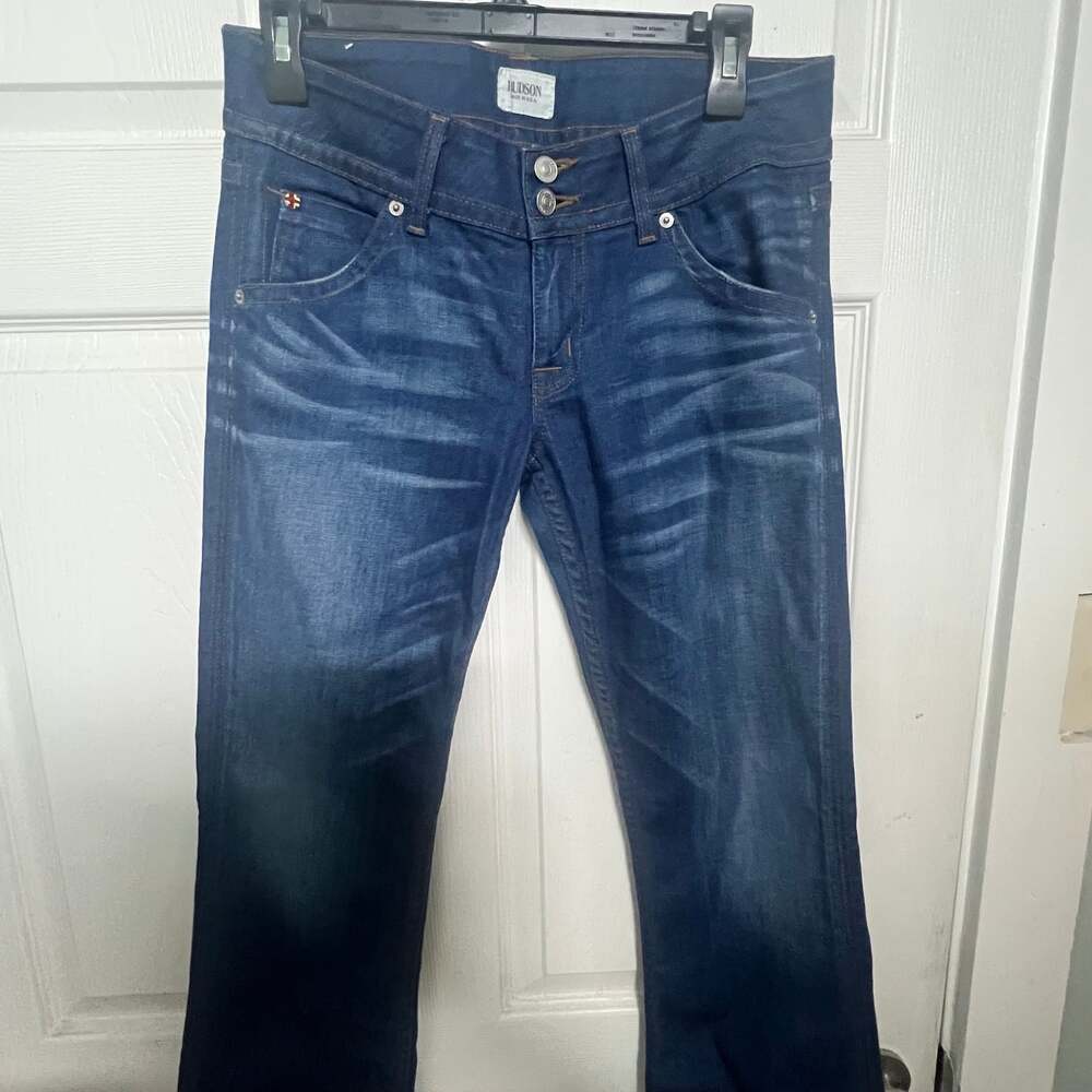 Hudson Jeans Signature Boot Cut w Flap Pockets Style NW170DYH Size 28